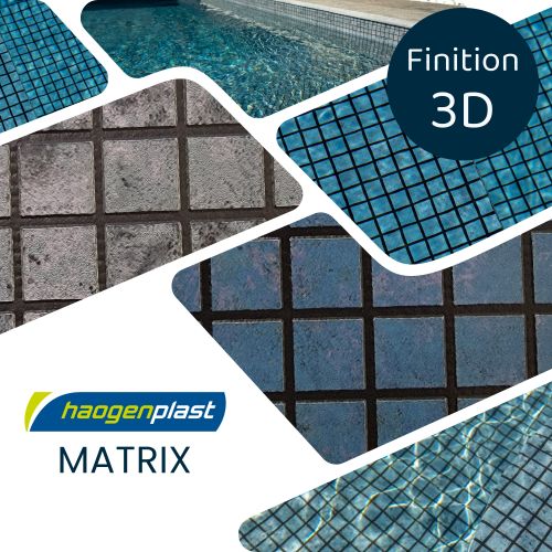 Liner PVC armé 3D MATRIX Haogenplast