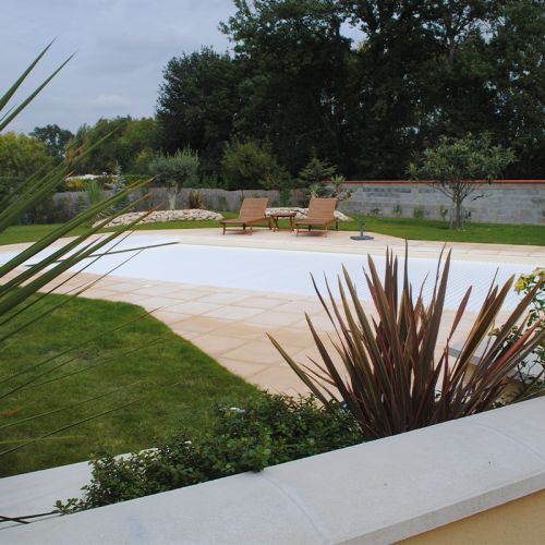 Volet roulant immergé Pool Success - caillebotis hors d'eau