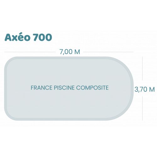 Bâche à barres pour piscine France Piscine Composite