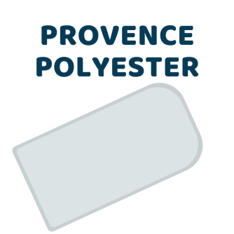 Bâche à barres pour piscine Provence Polyester