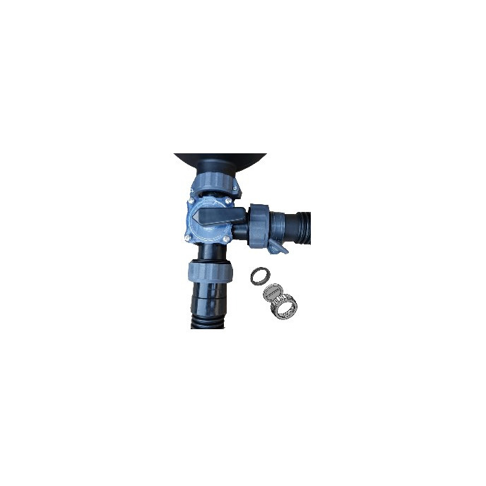 Vanne d’arrêt 3 voies à visser (Compatible Intex/BW/Ø50mm)
