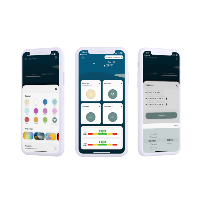 Application iOS et android pour piscine