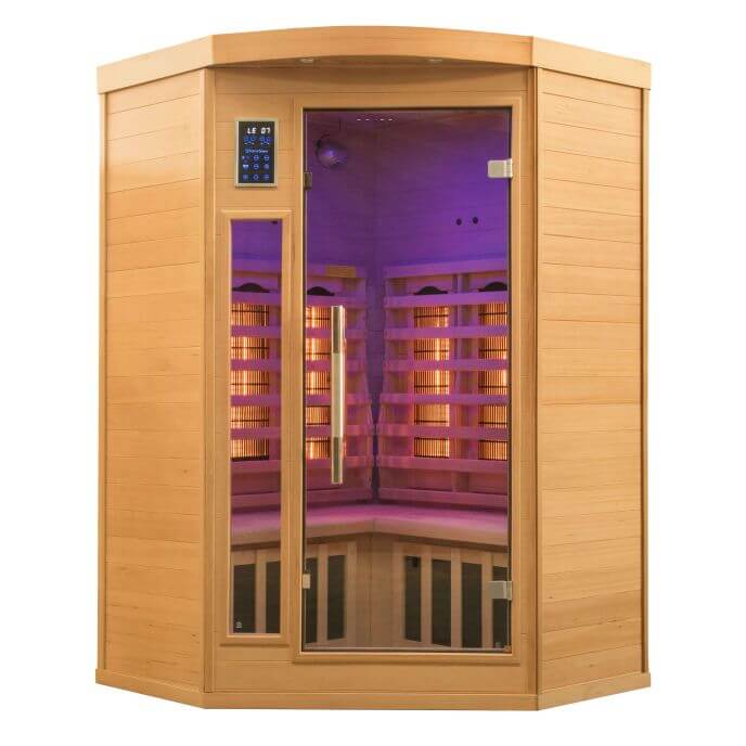 Sauna infrarouge APOLLON Quartz 2 à 3 places