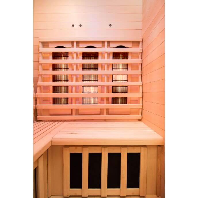Sauna infrarouge APOLLON Quartz 2 à 3 places