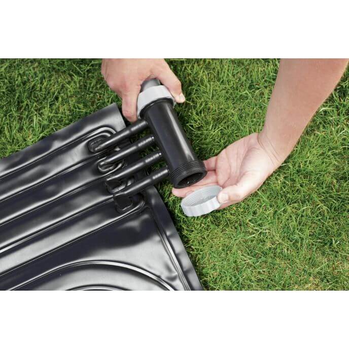 Réchauffeur solaire 171 x 110 PVC 0,9 mm. Connectable, tuyau diamètre 32 ou 38 mm