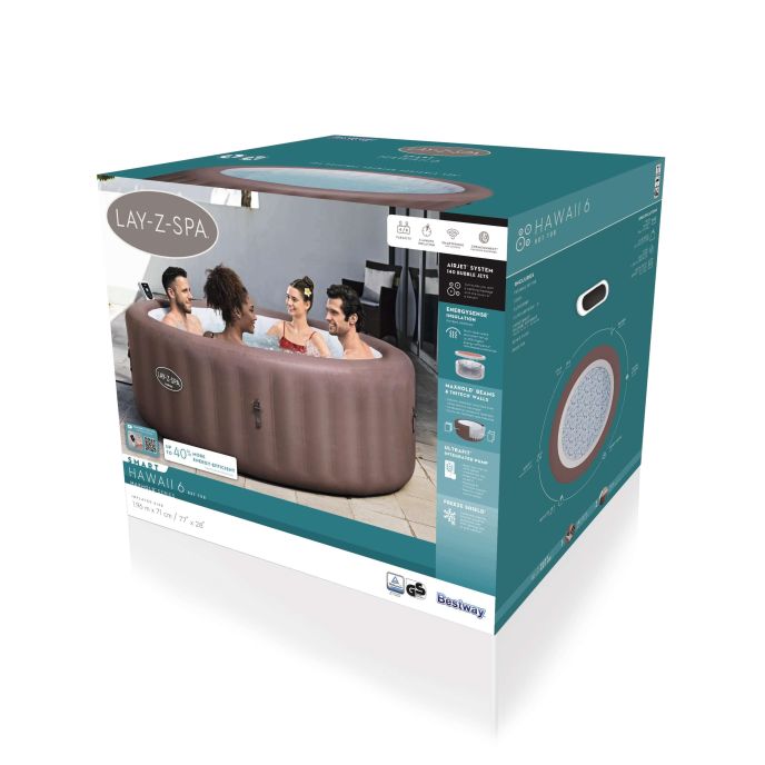 Spa gonflable rond Lay-Z-Spa Hawaii rond