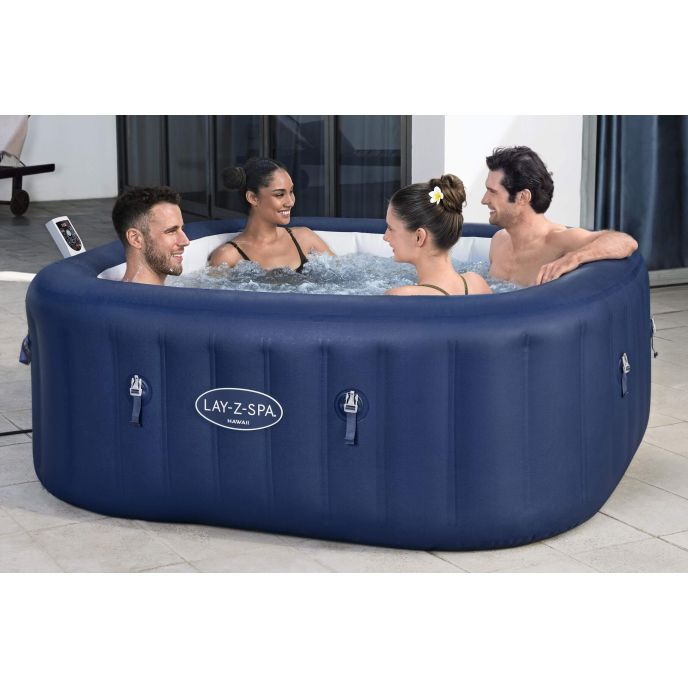 Spa gonflable carré Lay-Z-Spa Hawaii carré