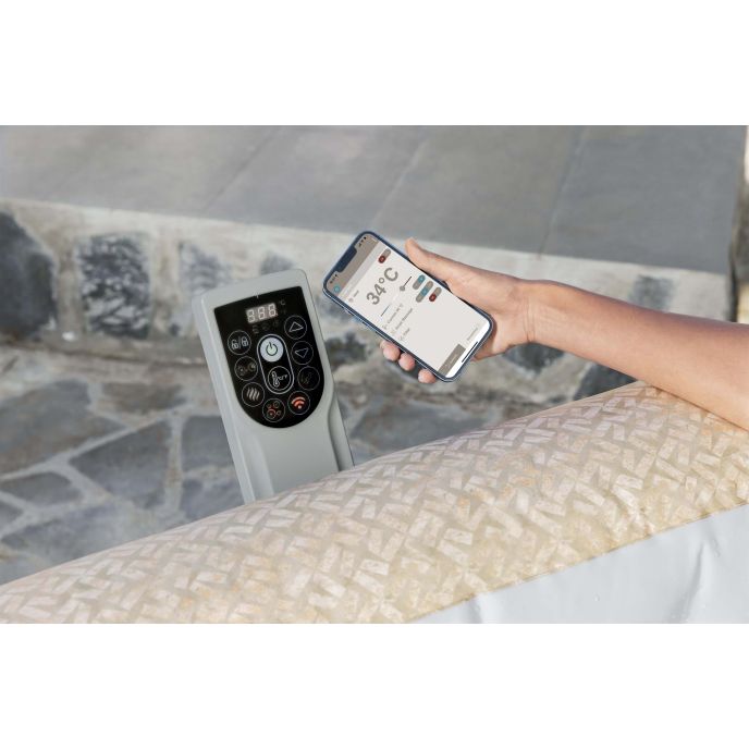 Spa gonflable carré Lay-Z-Spa Rome 5-7 personnes