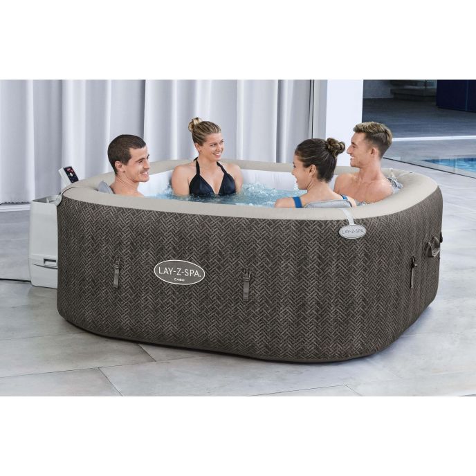 Spa gonflable carré Lay-Z-Spa Cabo