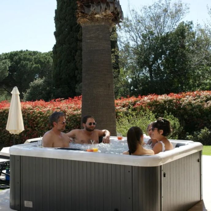 Spa acrylique Bestway carré 5 places 200 x 200 x 78 cm