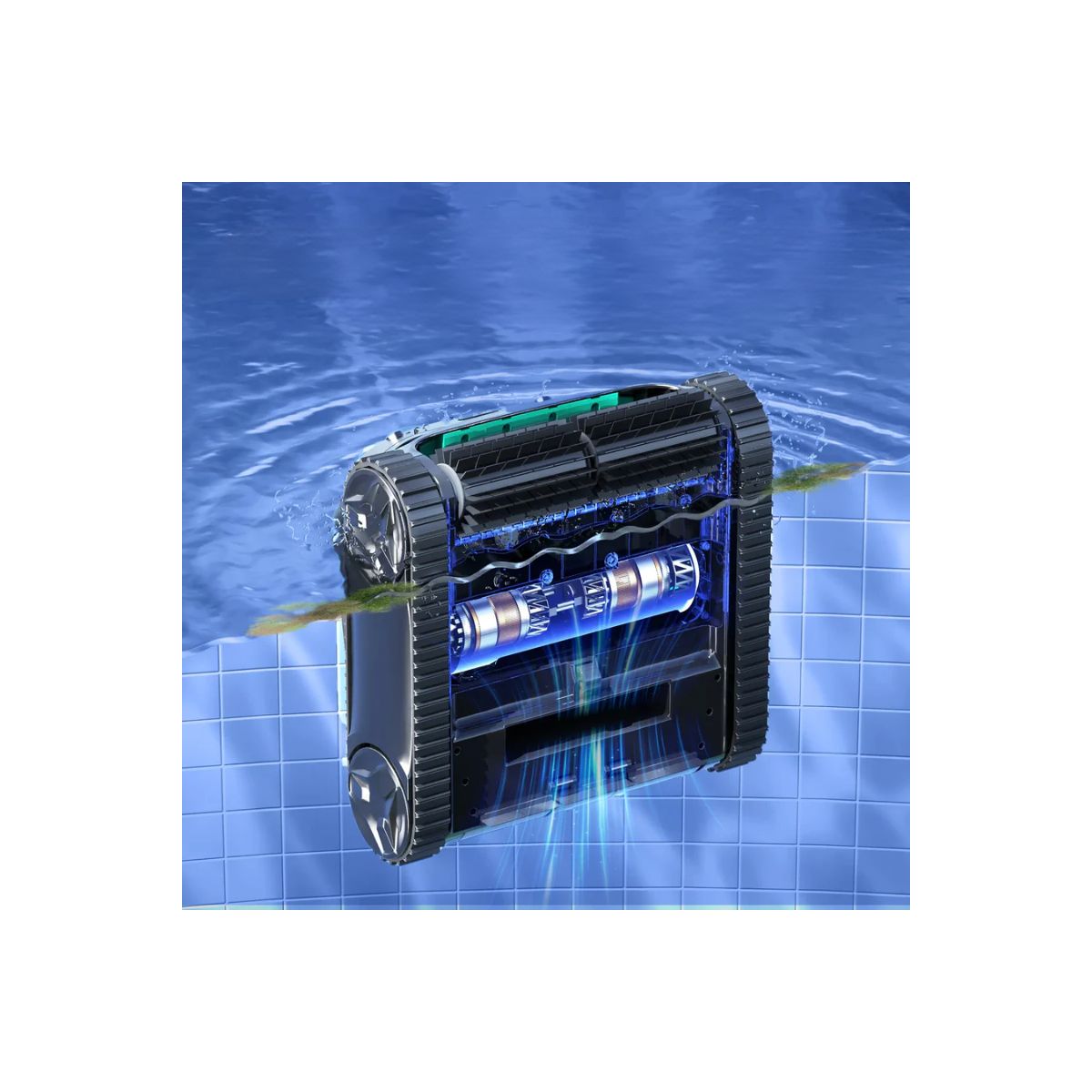 Robot Nettoyeur De Piscine WYBOT S2 Solar Vision - Caméra IA, Charge Solaire, Retour Automatique - Pour Piscines Enterrées