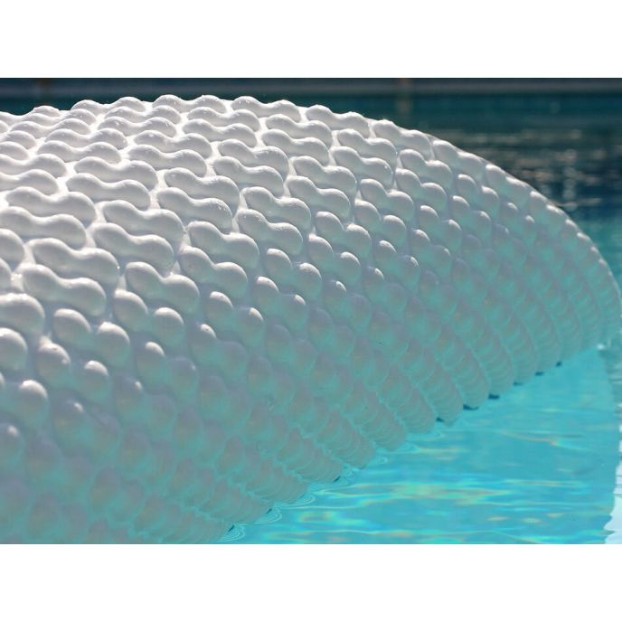 Bâche à bulles bordée quatre côtés 500 microns Rae Guard Gris-Blanc (prix au m²)