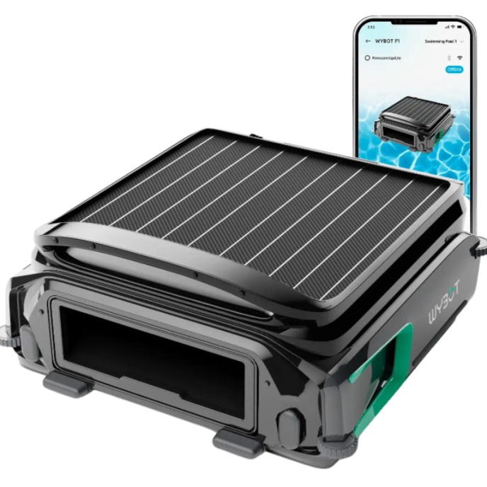 Skimmer flottant connecté Wybot F1 avec recharge solaire