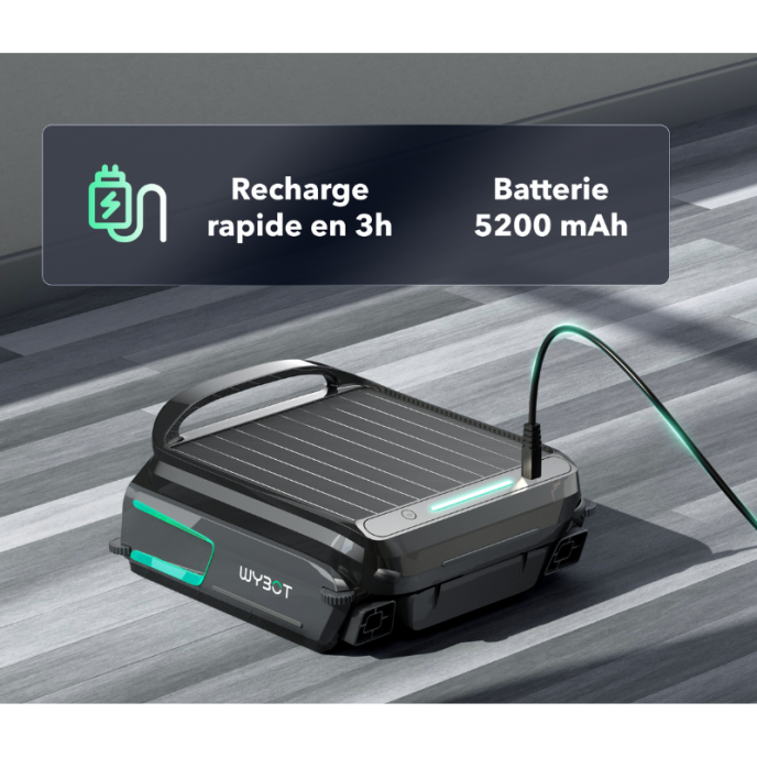 Skimmer flottant connecté Wybot F1 avec recharge solaire