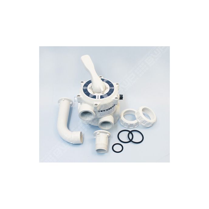 Vanne side multivoies 1"1/2' Classic blanche avec raccords