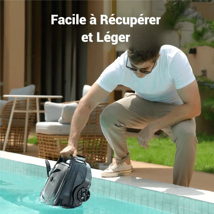 Robot piscine sans fil Wybot A1 pour piscine hors sol