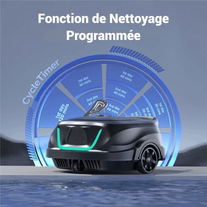 Robot piscine sans fil Wybot A1 pour piscine hors sol