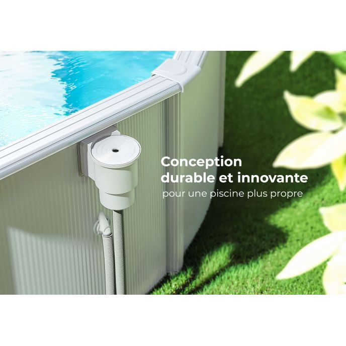 Skimmer pour piscines GRE - 14,6 x 14,1 cm - Blanc