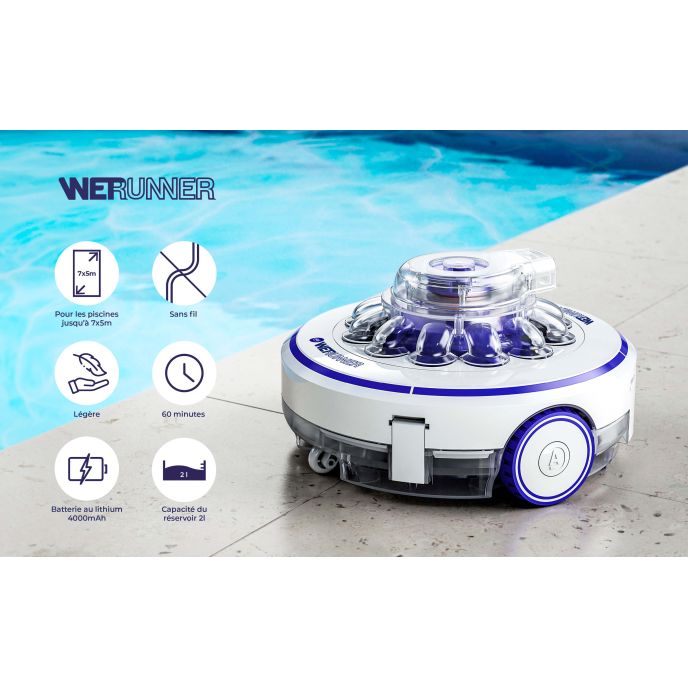 Robot piscine sans fil WetRunner