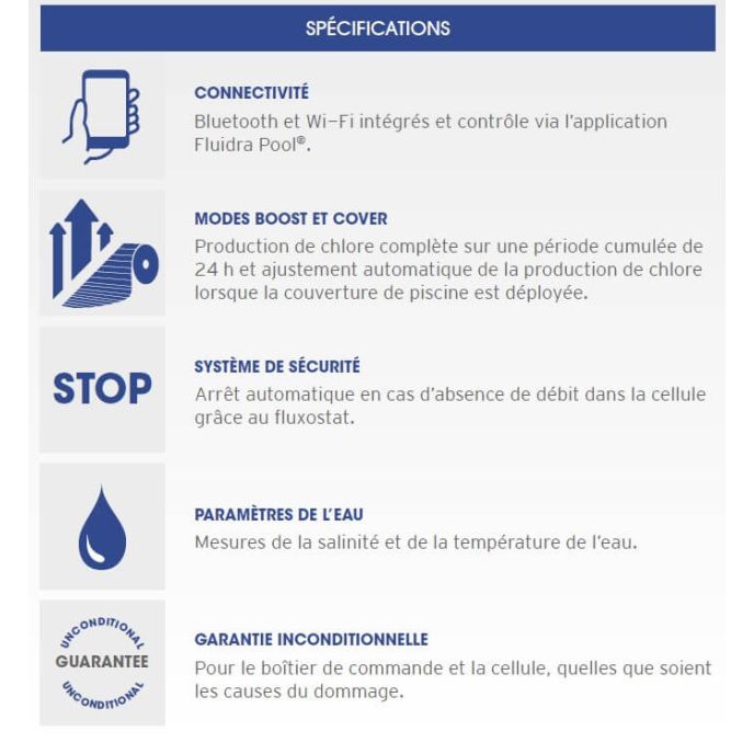 Électrolyseur connecté Zodiac OE iQ 20