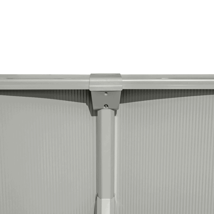 Piscine hors sol parois acier ovale Hydrium, bordure