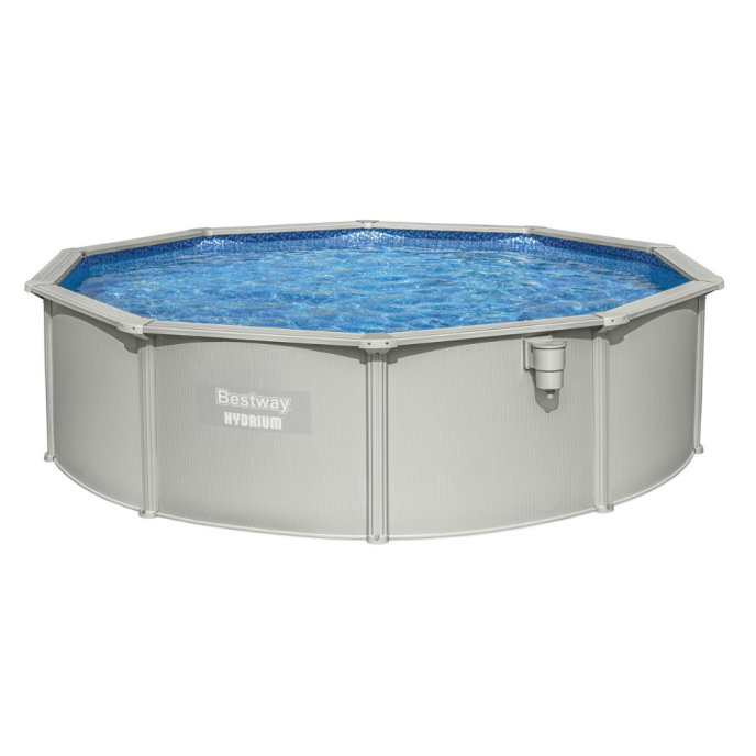 Piscine hors sol parois acier ronde Hydrium™ - 457 x 122 cm