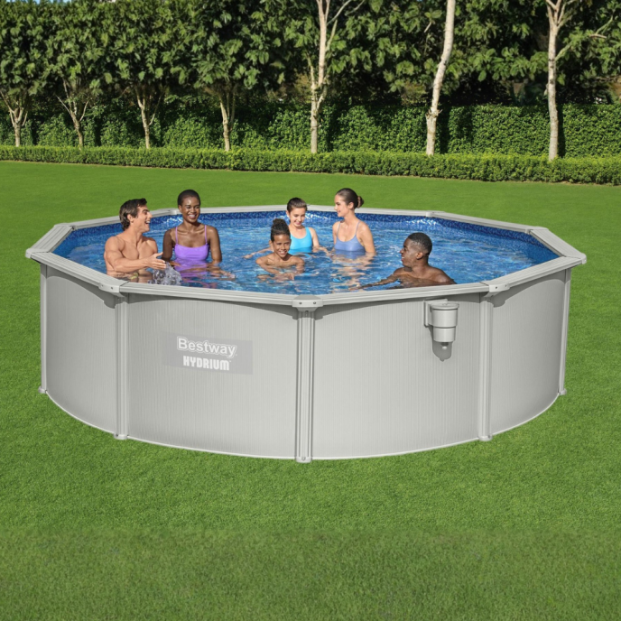 Piscine hors sol acier ronde Hydrium 457 x 122 cm