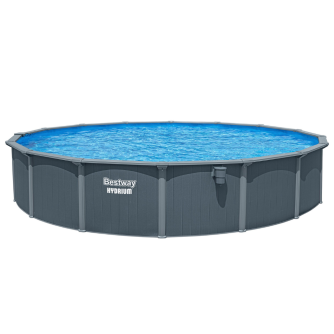 Piscine hors sol acier ronde Hydrium™ - Ø 732 x H 132 cm