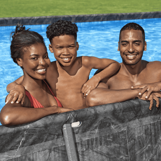 Piscine hors sol rectangulaire