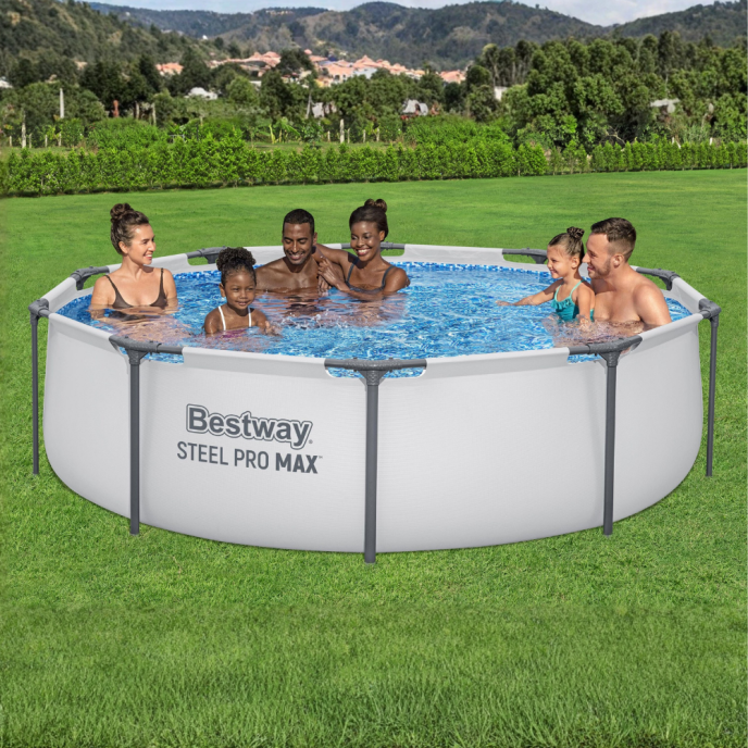 Piscine hors sol Steel Pro Max - Ø 305 x H 76 cm