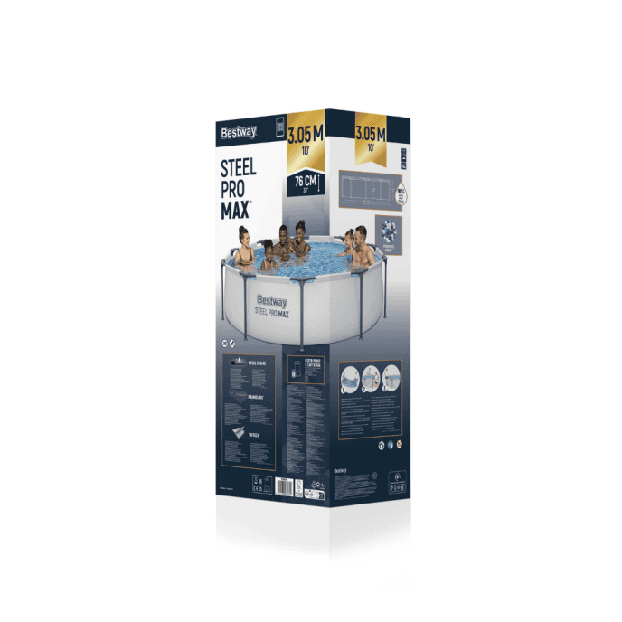 Piscine hors sol Steel Pro Max - Ø 305 x H 76 cm pack