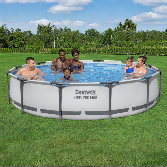 Piscine hors sol Steel Pro Max - Ø 366 x H 76 cm