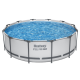 Piscine Bestway tubulaire ronde Steel Pro Max Standard - Ø 366 x H 100 cm (Filtre à cartouche)