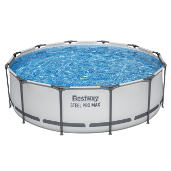 Piscine tubulaire rond Steel Pro Max - Ø 366 x H 100 cm