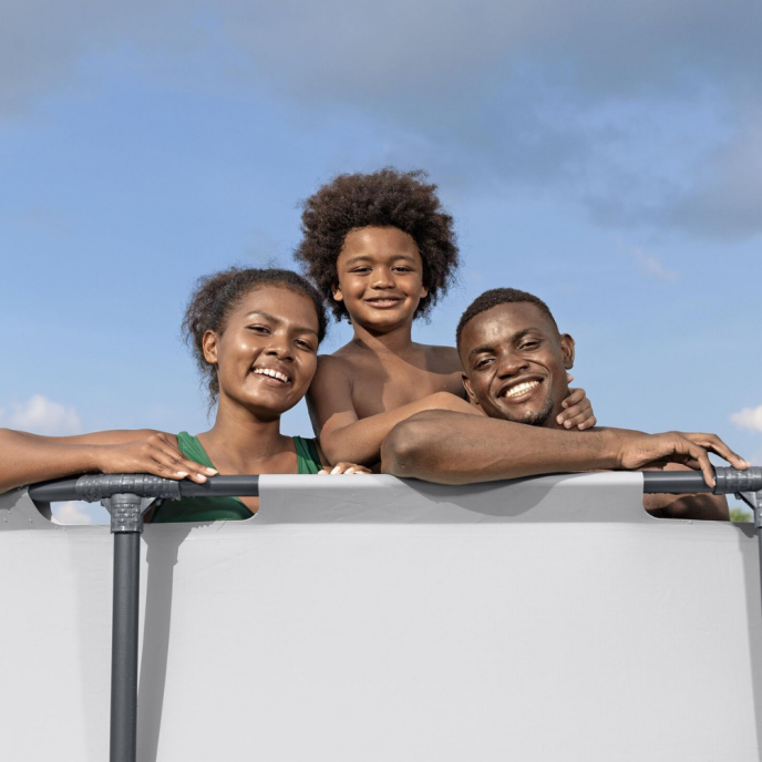 Piscine tubulaire rond Steel Pro Max - Ø 366 x H 100 cm