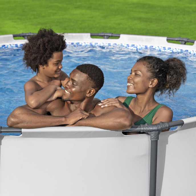 Piscine tubulaire rond Steel Pro Max - Ø 366 x H 100 cm