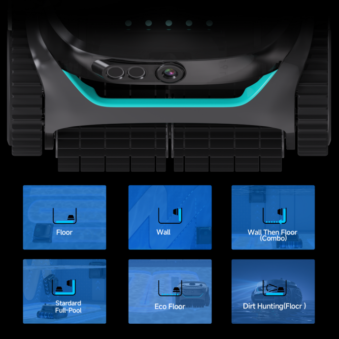 Robot piscine sans fil Wybot C2 Pro Vision