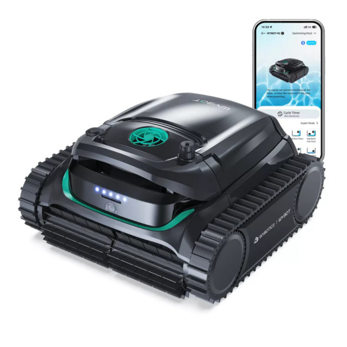 Robot de piscine à batterie Wybot M2 Vision