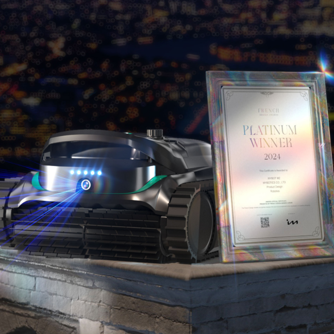 Robot de piscine à batterie Wybot M2 Vision