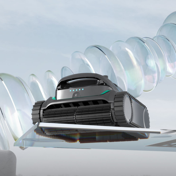 Robot de piscine à batterie Wybot M2 Vision