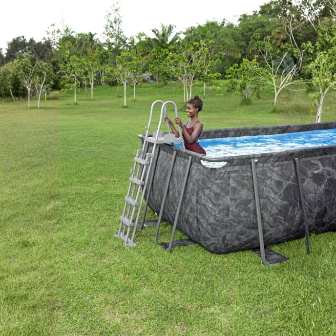 Piscine hors sol rectangulaire APX 365 - 549 x 274 x H 132 cm