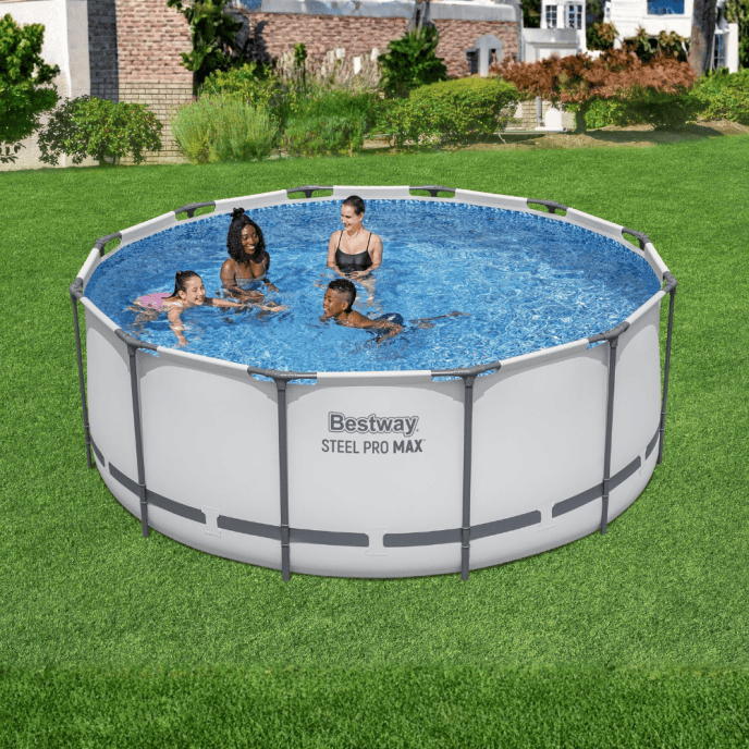 Piscine tubulaire ronde Steel Pro Max - Ø 366 x H 122 cm