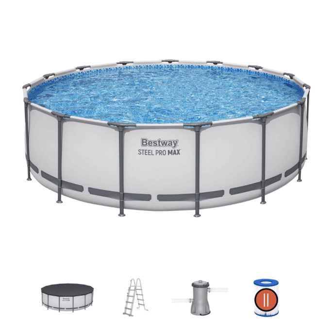 Piscine tubulaire ronde Steel Pro Max- Ø 457 x H 122 cm