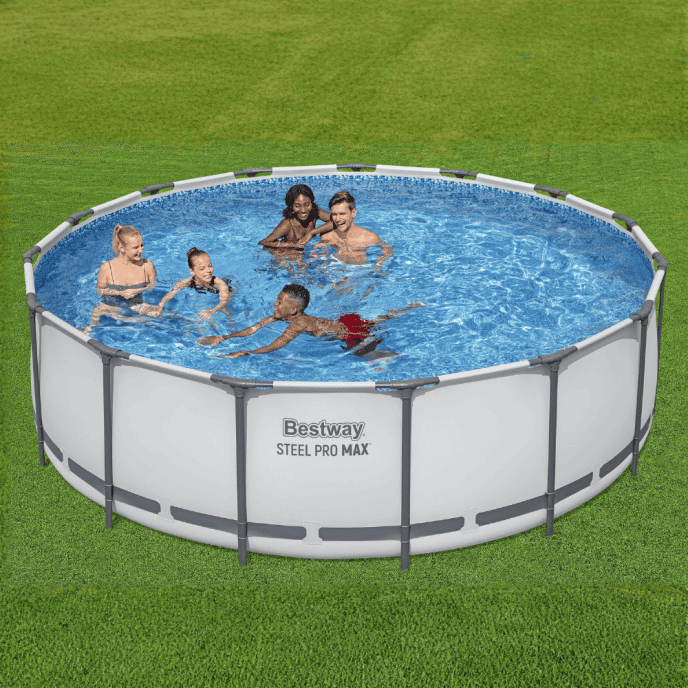 Piscine tubulaire ronde Steel Pro Max- Ø 457 x H 122 cm