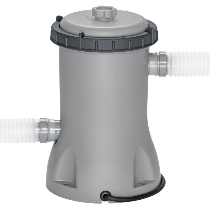 Piscine tubulaire rectangulaire Power Steel - 404 x 201 x H 100 cm