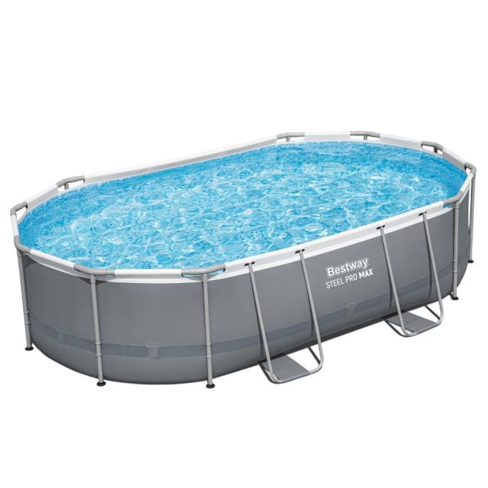 Piscine tubulaire ovale Power Steel - 488 x 305 x 107 cm