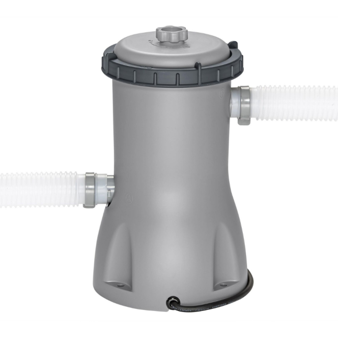 Piscine tubulaire ovale Power Steel - 488 x 305 x H 107 cm