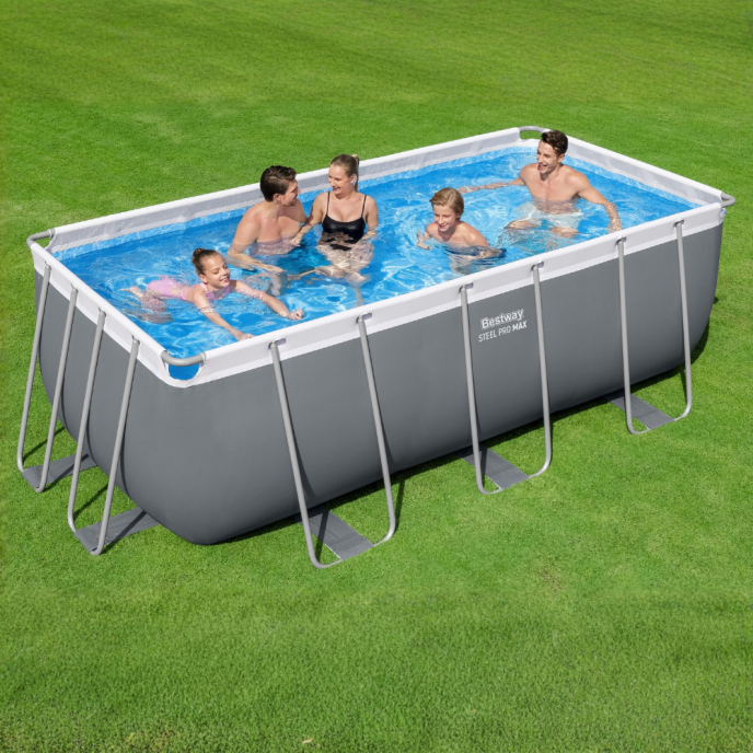 Piscine hors sol tubulaire Steel Pro Max - 412 x 201 x H 122 cm