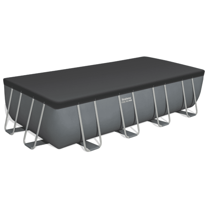 Piscine tubulaire rectangulaire Power Steel - 549 x 274 x H 122 cm (+Filtre à sable)