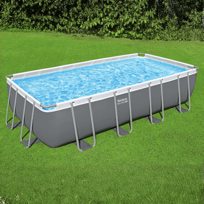 Piscine Bestway tubulaire rectangulaire Steel Pro MAX - 549 x 274 x H 122 cm (Filtre à sable)
